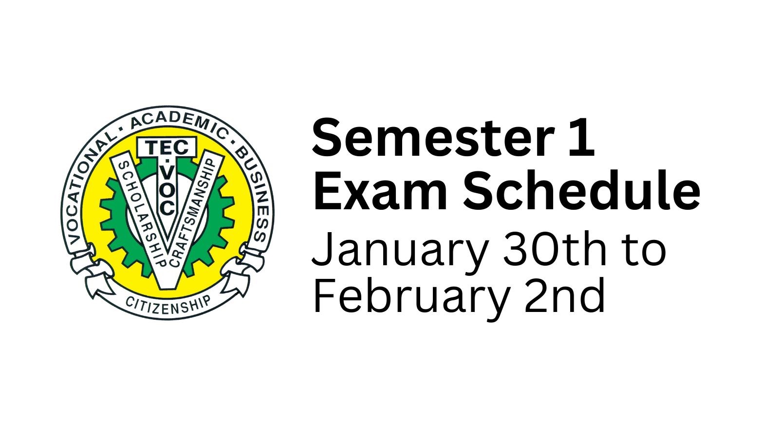 Exam Schedule